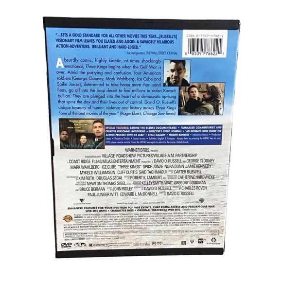 Three Kings DVD - 5/$20 - Picture 2 of 3
